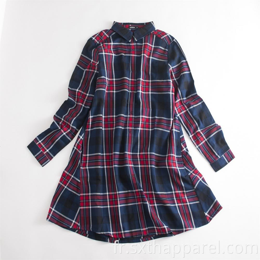 Slim Plaid Long Sleeve Dress Shirt